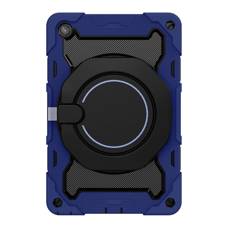 For Lenovo Tab M10 Plus 3rd Gen Armor Contrast Color Silicone + PC Tablet Case(Navy Blue) - Lenovo by buy2fix | Online Shopping UK | buy2fix