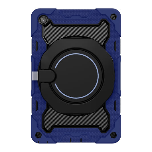 For Lenovo Tab M10 Plus 3rd Gen Armor Contrast Color Silicone + PC Tablet Case(Navy Blue) - Lenovo by buy2fix | Online Shopping UK | buy2fix