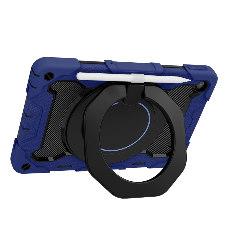 For Lenovo Tab M10 Plus 3rd Gen Armor Contrast Color Silicone + PC Tablet Case(Navy Blue) - Lenovo by buy2fix | Online Shopping UK | buy2fix