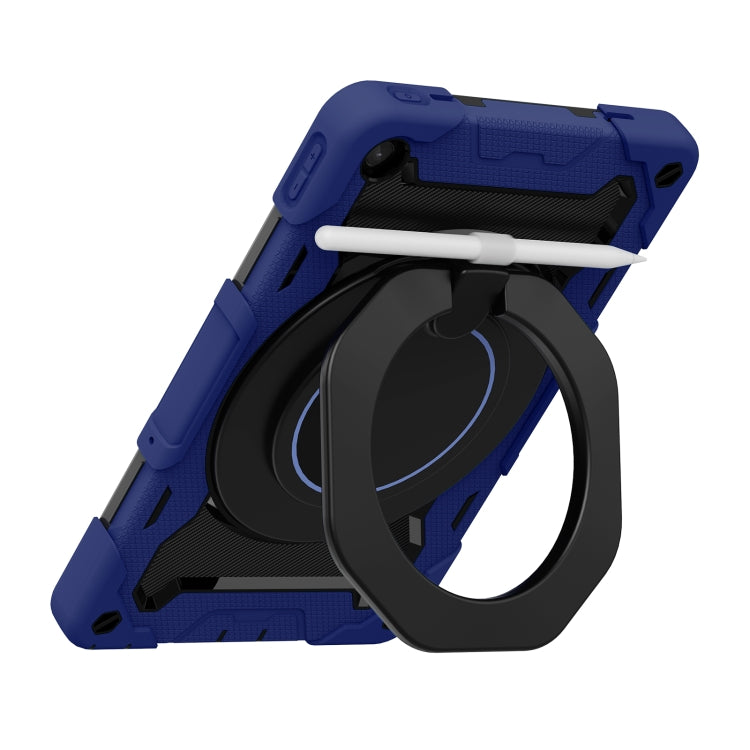 For Lenovo Tab M10 Plus 3rd Gen Armor Contrast Color Silicone + PC Tablet Case(Navy Blue) - Lenovo by buy2fix | Online Shopping UK | buy2fix