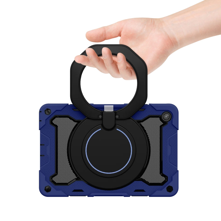 For Lenovo Tab M10 Plus 3rd Gen Armor Contrast Color Silicone + PC Tablet Case(Navy Blue) - Lenovo by buy2fix | Online Shopping UK | buy2fix