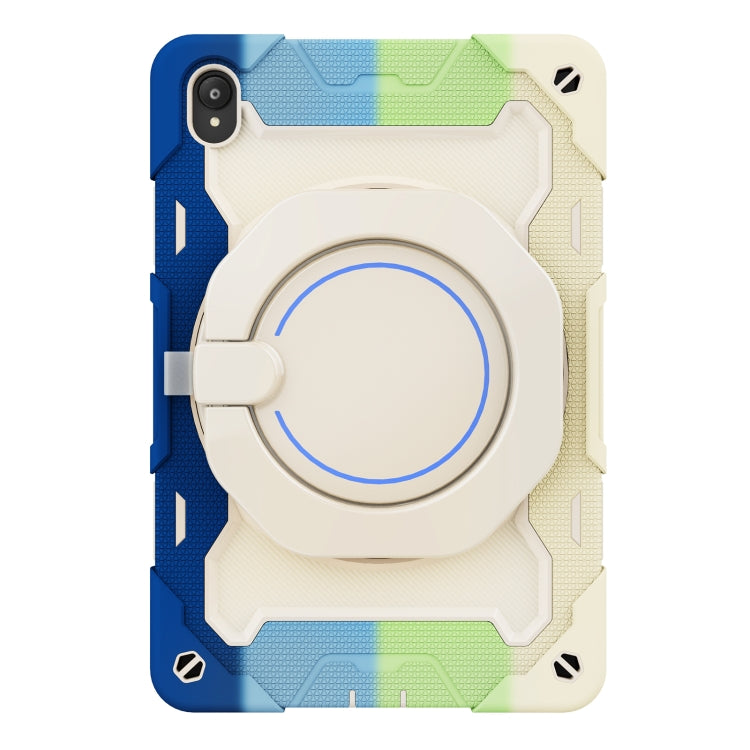 For Lenovo Tad P11 Armor Contrast Color Silicone + PC Tablet Case(Colorful Blue) - Lenovo by buy2fix | Online Shopping UK | buy2fix