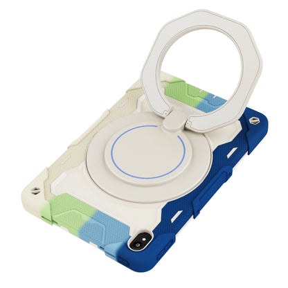 For Lenovo Tad P11 Armor Contrast Color Silicone + PC Tablet Case(Colorful Blue) - Lenovo by buy2fix | Online Shopping UK | buy2fix