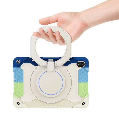 For Lenovo Tad P11 Armor Contrast Color Silicone + PC Tablet Case(Colorful Blue) - Lenovo by buy2fix | Online Shopping UK | buy2fix