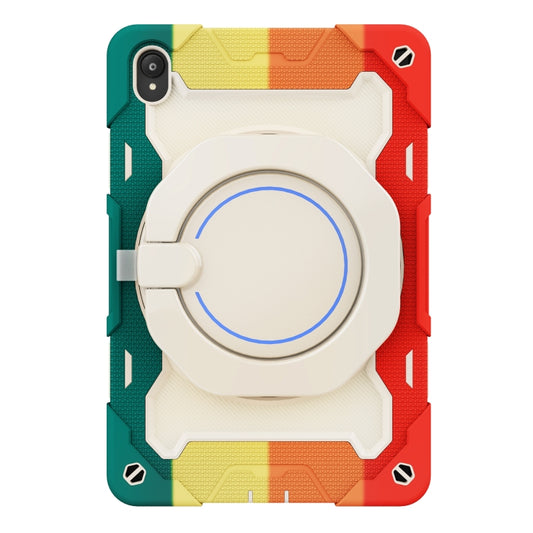 For Lenovo Tad P11 Armor Contrast Color Silicone + PC Tablet Case(Colorful Red) - Lenovo by buy2fix | Online Shopping UK | buy2fix