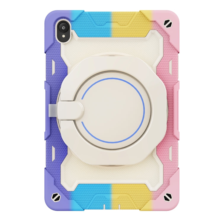 For Lenovo Tad P11 Armor Contrast Color Silicone + PC Tablet Case(Colorful Pink) - Lenovo by buy2fix | Online Shopping UK | buy2fix