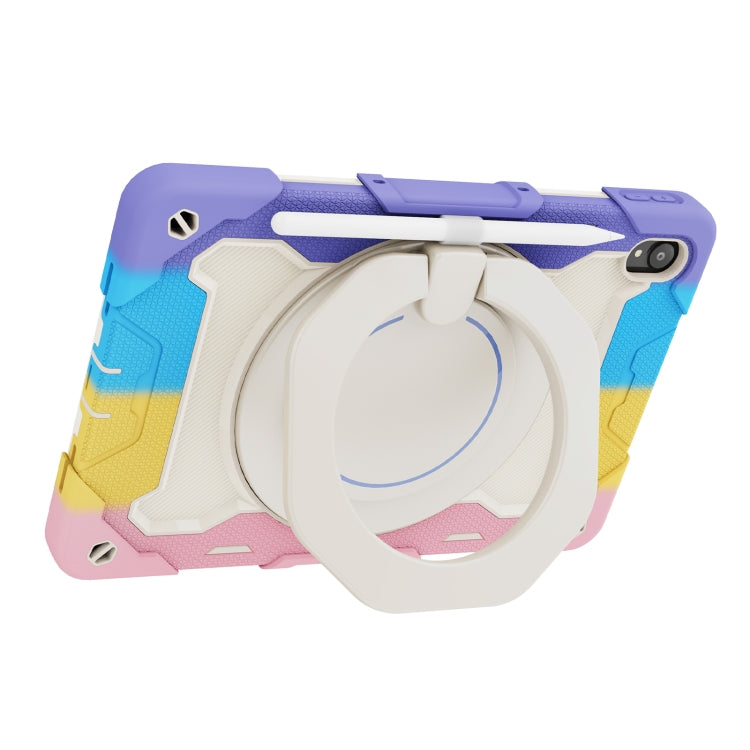 For Lenovo Tad P11 Armor Contrast Color Silicone + PC Tablet Case(Colorful Pink) - Lenovo by buy2fix | Online Shopping UK | buy2fix