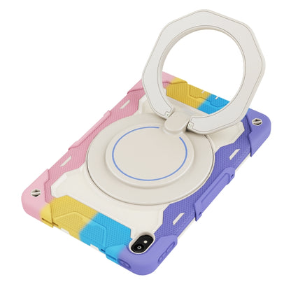 For Lenovo Tad P11 Armor Contrast Color Silicone + PC Tablet Case(Colorful Pink) - Lenovo by buy2fix | Online Shopping UK | buy2fix