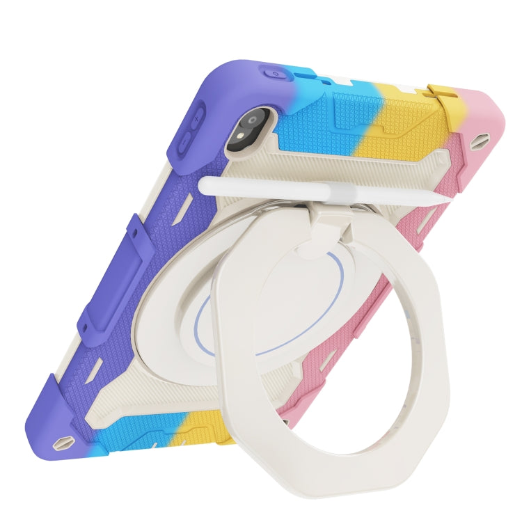 For Lenovo Tad P11 Armor Contrast Color Silicone + PC Tablet Case(Colorful Pink) - Lenovo by buy2fix | Online Shopping UK | buy2fix