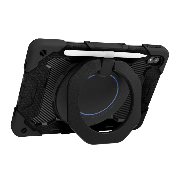 For Lenovo Tad P11 Armor Contrast Color Silicone + PC Tablet Case(Black) - Lenovo by buy2fix | Online Shopping UK | buy2fix