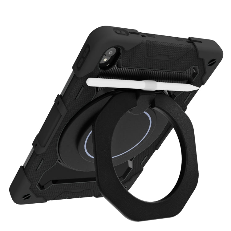 For Lenovo Tad P11 Armor Contrast Color Silicone + PC Tablet Case(Black) - Lenovo by buy2fix | Online Shopping UK | buy2fix