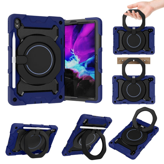 For Lenovo Tad P11 Armor Contrast Color Silicone + PC Tablet Case(Navy Blue) - Lenovo by buy2fix | Online Shopping UK | buy2fix