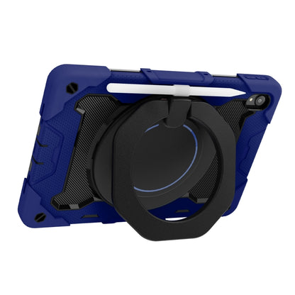 For Lenovo Tad P11 Armor Contrast Color Silicone + PC Tablet Case(Navy Blue) - Lenovo by buy2fix | Online Shopping UK | buy2fix