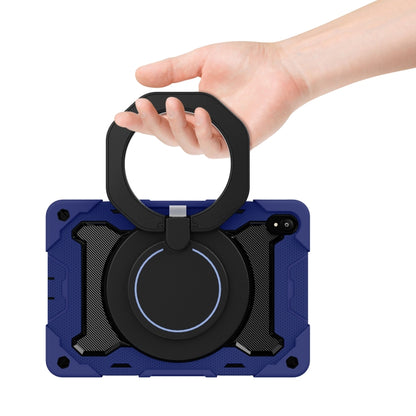 For Lenovo Tad P11 Armor Contrast Color Silicone + PC Tablet Case(Navy Blue) - Lenovo by buy2fix | Online Shopping UK | buy2fix