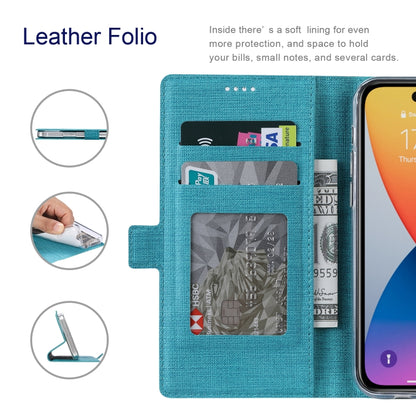 For iPhone 14 Pro Max ViLi K Series Dual-side Buckle Magsafe Leather Phone Case(Blue) - iPhone 14 Pro Max Cases by ViLi | Online Shopping UK | buy2fix