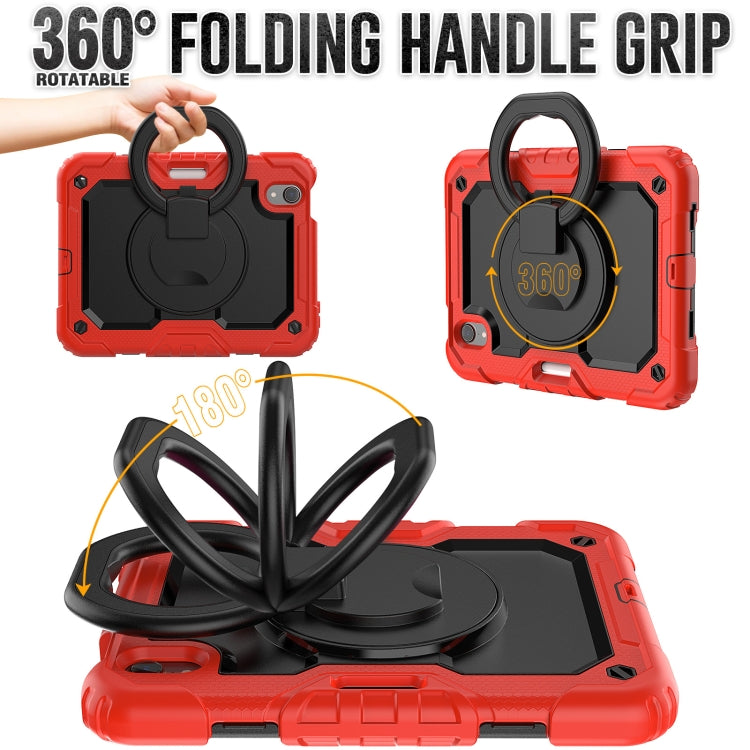 For iPad mini 2024 / mini 6 Bracelet Holder Silicone + PC Tablet Case(Red) - iPad mini 6 Cases by buy2fix | Online Shopping UK | buy2fix