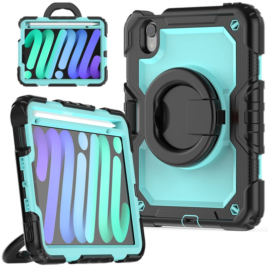 For iPad mini 2024 / mini 6 Bracelet Holder Silicone + PC Tablet Case(Light Blue) - iPad mini 6 Cases by buy2fix | Online Shopping UK | buy2fix