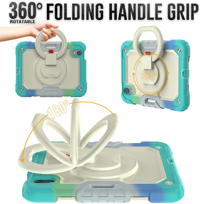 For iPad mini 2024 / mini 6 Bracelet Holder Silicone + PC Tablet Case(Colorful Blue) - iPad mini 6 Cases by buy2fix | Online Shopping UK | buy2fix