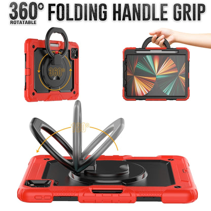 For iPad Pro 11 2022 / 2021 Bracelet Holder Silicone + PC Tablet Case For iPad Pro 11(Red) - iPad Pro 11 (2022/2021) Cases by buy2fix | Online Shopping UK | buy2fix
