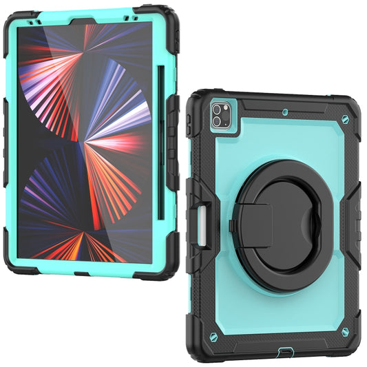 For iPad Pro 12.9 2021 Bracelet Holder Silicone + PC Tablet Case(Light Blue) - iPad Pro 12.9 (2020) Cases by buy2fix | Online Shopping UK | buy2fix