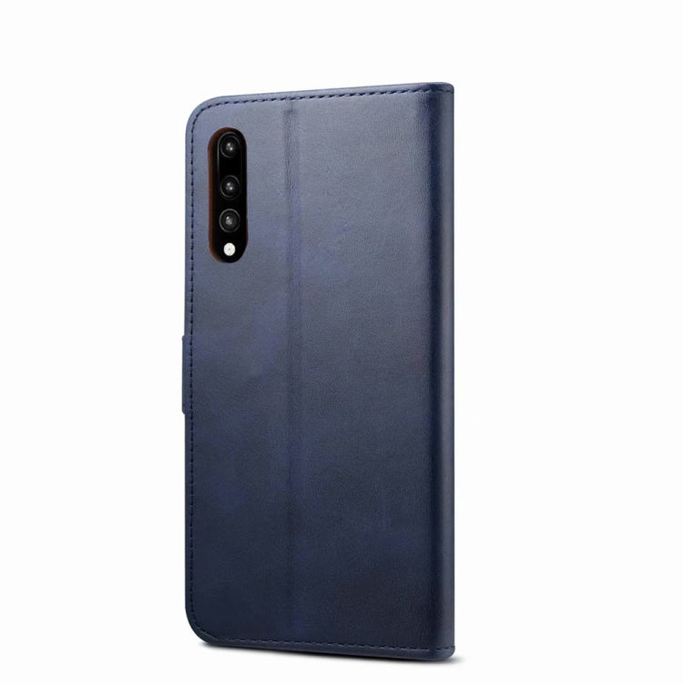 For Huawei P20 GUSSIM Business Style Horizontal Flip Leather Case with Holder & Card Slots & Wallet(Blue) - Huawei Cases by GUSSIM | Online Shopping UK | buy2fix