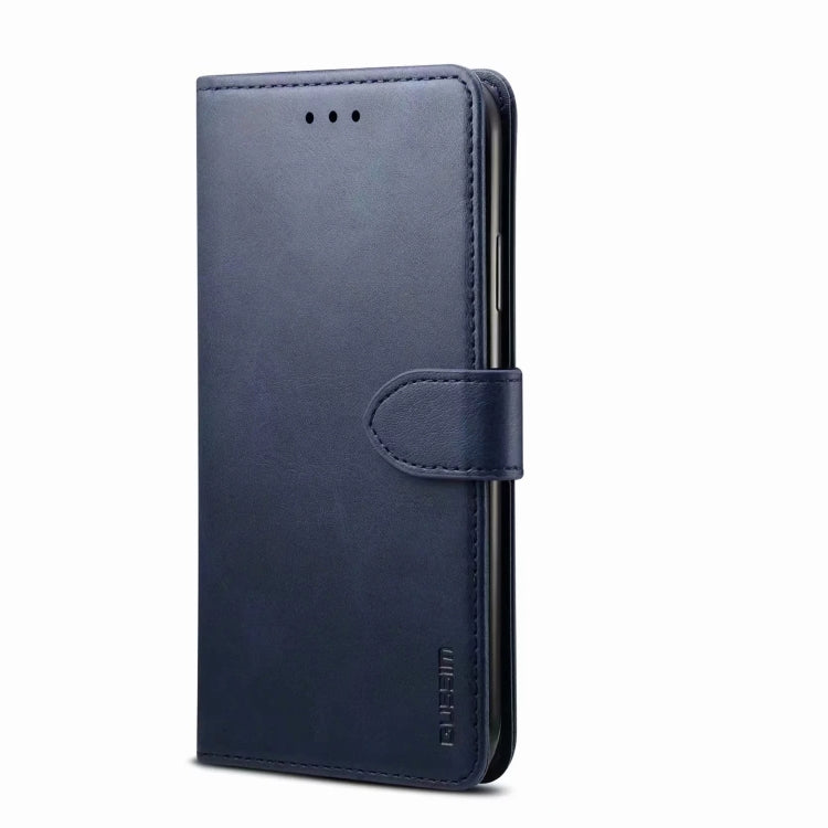 For Huawei P40 Lite/Nova 6 SE/7i GUSSIM Business Style Horizontal Flip Leather Case with Holder & Card Slots & Wallet(Blue) - Huawei Cases by GUSSIM | Online Shopping UK | buy2fix