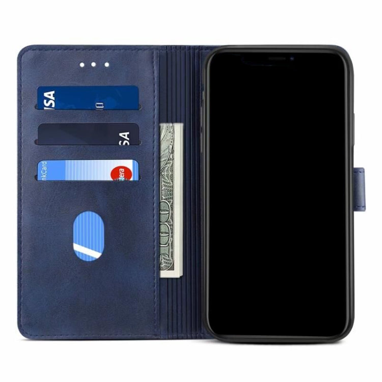 For Huawei P40 Lite/Nova 6 SE/7i GUSSIM Business Style Horizontal Flip Leather Case with Holder & Card Slots & Wallet(Blue) - Huawei Cases by GUSSIM | Online Shopping UK | buy2fix