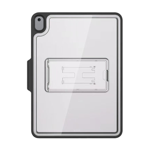 Mutural Transparent Holder Tablet Case For iPad 10.2 2021 / 2020 / 2019 / 10.5(Black) by Mutural