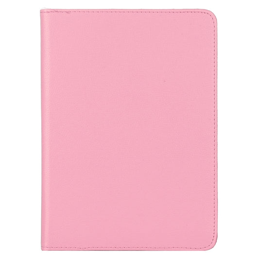 For iPad Air 13 2024 / iPad Pro 12.9 2022 / 2021 / 2020 Litchi Texture Horizontal Flip 360 Degrees Rotation Leather Tablet Case with Holder(Pink) by buy2fix
