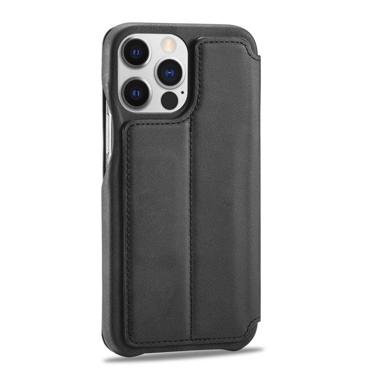 For iPhone 14 LC.IMEEKE Hon Ancient Series Flip Leather Phone Case (Black) - iPhone 14 Cases by LC.IMEEKE | Online Shopping UK | buy2fix