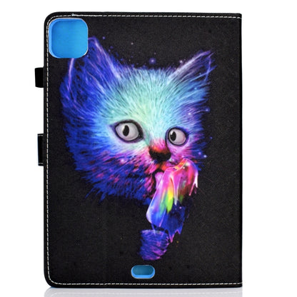 For iPad Pro 11 2020 Sewing Thread TPU Left and Right Flat Leather Tablet Case with Sleep Function & Card Slot & Buckle Anti-skid Strip and Pen Cover(Symphony) - iPad Pro 11 (2020) Cases by buy2fix | Online Shopping UK | buy2fix