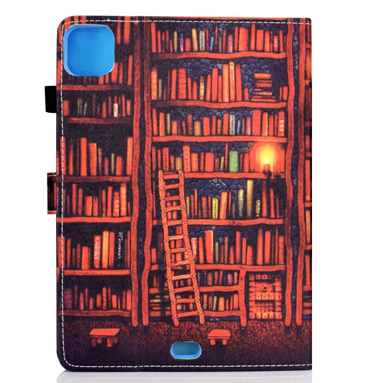 For iPad Pro 11 2020 Sewing Thread TPU Left and Right Flat Leather Tablet Case with Sleep Function & Card Slot & Buckle Anti-skid Strip and Pen Cover(Bookshelf) - iPad Pro 11 (2020) Cases by buy2fix | Online Shopping UK | buy2fix