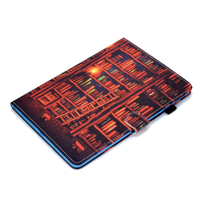 For iPad Pro 11 2020 Sewing Thread TPU Left and Right Flat Leather Tablet Case with Sleep Function & Card Slot & Buckle Anti-skid Strip and Pen Cover(Bookshelf) - iPad Pro 11 (2020) Cases by buy2fix | Online Shopping UK | buy2fix