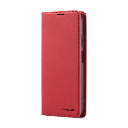 For Huawei P40 Lite / nova 6 SE Forwenw Dream Series Oil Edge Strong Magnetism Horizontal Flip Leather Case with Holder & Card Slots & Wallet & Photo Frame(Red) - Huawei Cases by Forwenw | Online Shopping UK | buy2fix