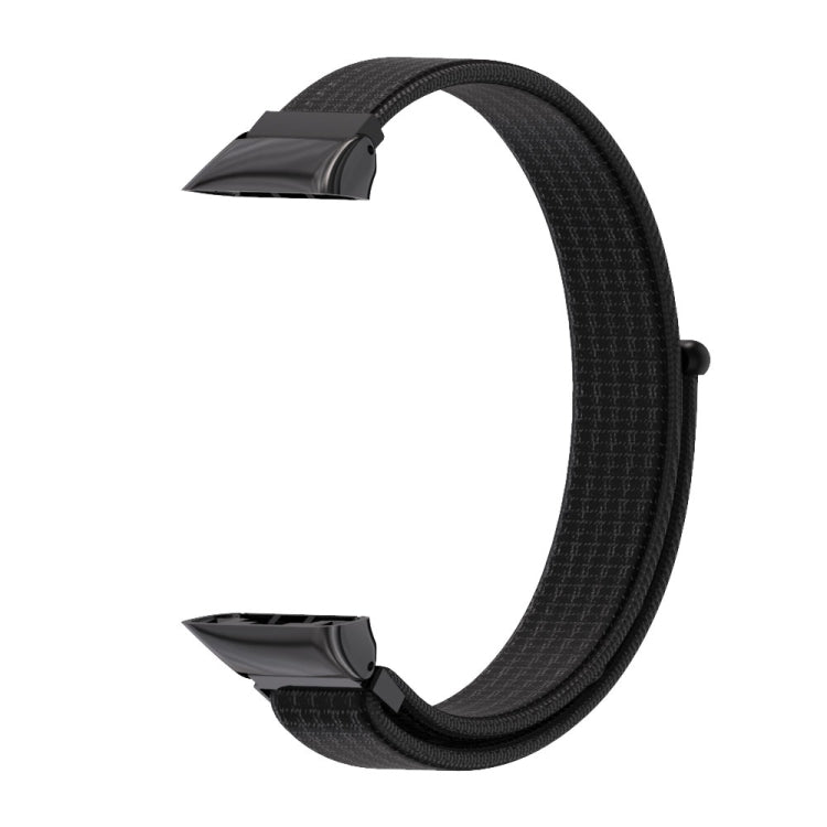 For Huawei Band 6 / Honor Band 6 / 7 Mijobs Breathable Nylon Watch Band(Black) - Watch Bands by MIJOBS | Online Shopping UK | buy2fix