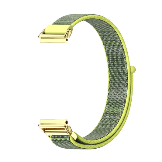 For Huawei Band 7 / 7 NFC Mijobs Breathable Nylon Watch Band(Bright Gold) by MIJOBS