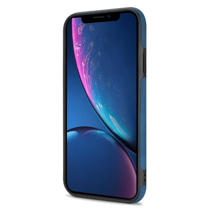 For iPhone XR N.BEKUS Vertical Flip Card Slot RFID Phone Case(Blue) - More iPhone Cases by N.BEKUS | Online Shopping UK | buy2fix