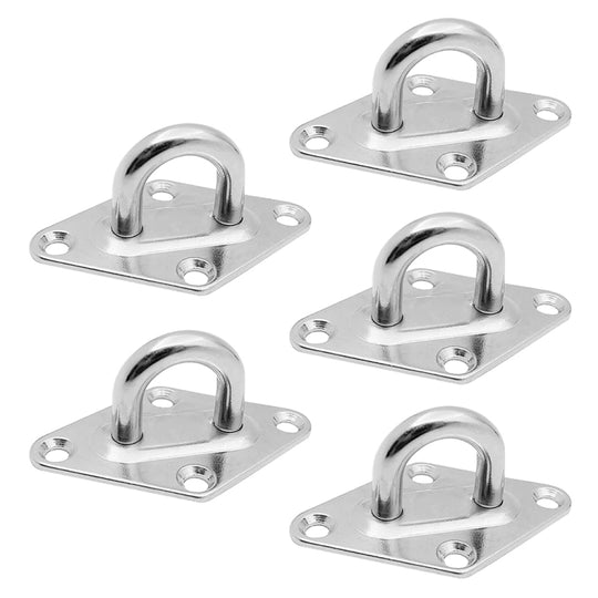 5 PCS 6mm 304 Stainless Steel Ship Diamond Door Hinges Buckle