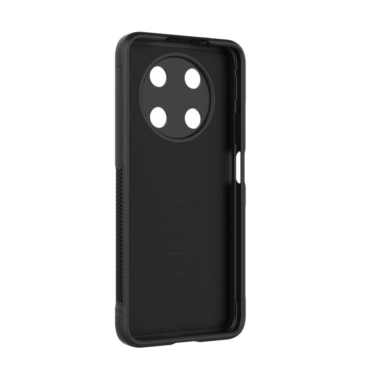 For Huawei Nova Y90/Enjoy 50 Pro Magic Shield TPU + Flannel Phone Case(Grey) - Huawei Cases by buy2fix | Online Shopping UK | buy2fix