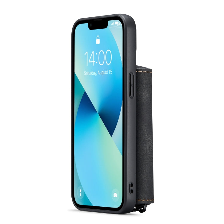 For iPhone 14 Plus JEEHOOD Magnetic Zipper Wallet Leather Phone Case (Black) - iPhone 14 Plus Cases by JEEHOOD | Online Shopping UK | buy2fix