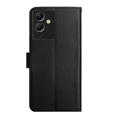 For Infinix Note 12 G96 Genuine Leather Fingerprint-proof Horizontal Flip Phone Case(Black) - Infinix Cases by buy2fix | Online Shopping UK | buy2fix