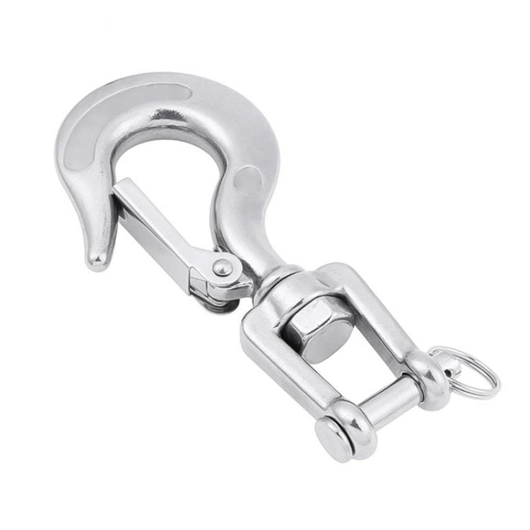 150kg Load Bearing 304 Stainless Steel Rotatable Fork Hoist Chain Lifting Cargo Hook - Marine Accessories & Parts by buy2fix | Online Shopping UK | buy2fix