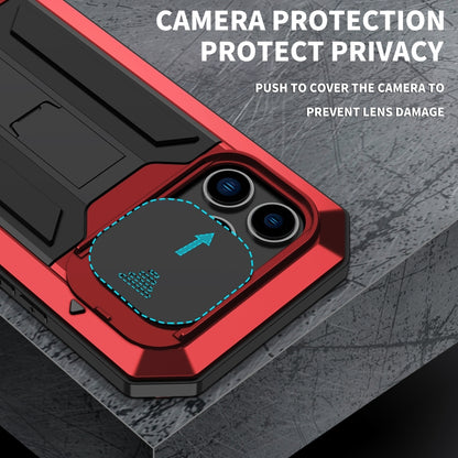 For iPhone 14 Pro Max R-JUST Shockproof Life Waterproof Dust-proof Case (Red) by R-JUST