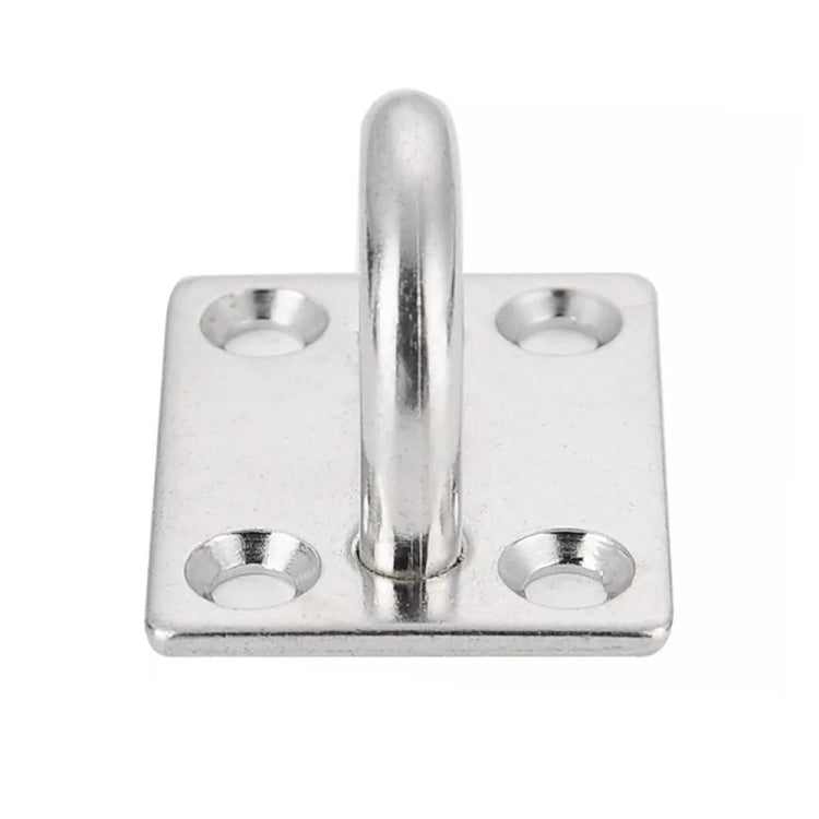 3 PCS 8mm 304 Stainless Steel Ship Square Door Hinges Buckle - Marine Accessories & Parts by buy2fix | Online Shopping UK | buy2fix