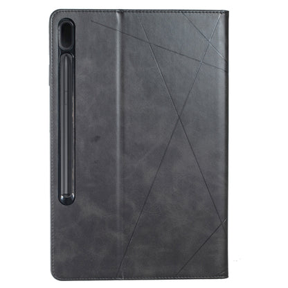 For Samsung Galaxy Tab S7 FE/Tab S7+/Tab S8+ Prismatic Leather Tablet Case(Black) by buy2fix