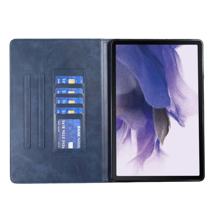 For Samsung Galaxy Tab S7 FE/Tab S7+/Tab S8+ Prismatic Leather Tablet Case(Blue) by buy2fix