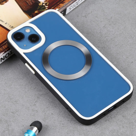 For iPhone 13 Pro Two-color Shield MagSafe TPU + PC Phone Case (Black) by buy2fix