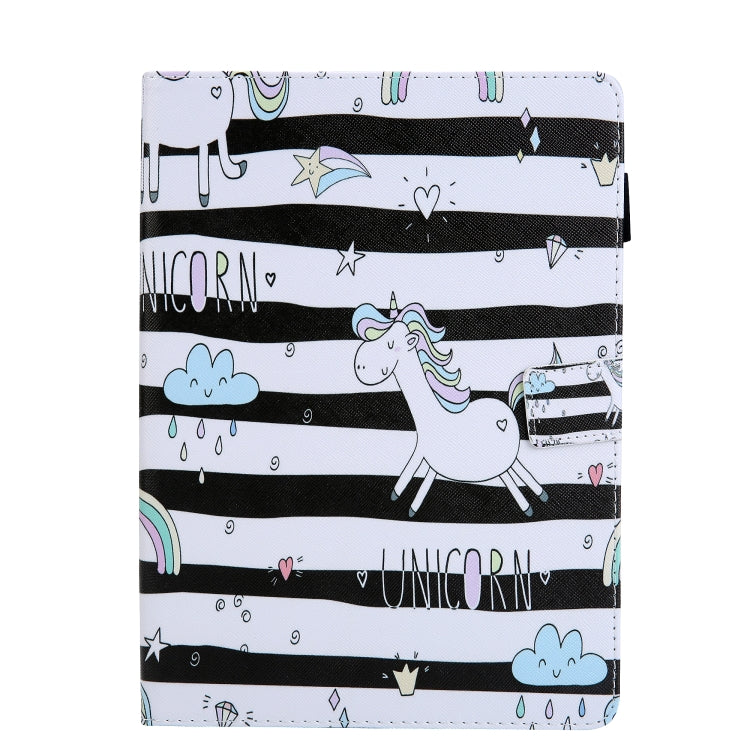 For iPad Pro 11 (2020) & (2018) Painted Pattern Tablet PC Protective Leather Case with Bracket & Card Slot & Photo Holder(Unicorn) - iPad Pro 11 (2018) Cases by buy2fix | Online Shopping UK | buy2fix