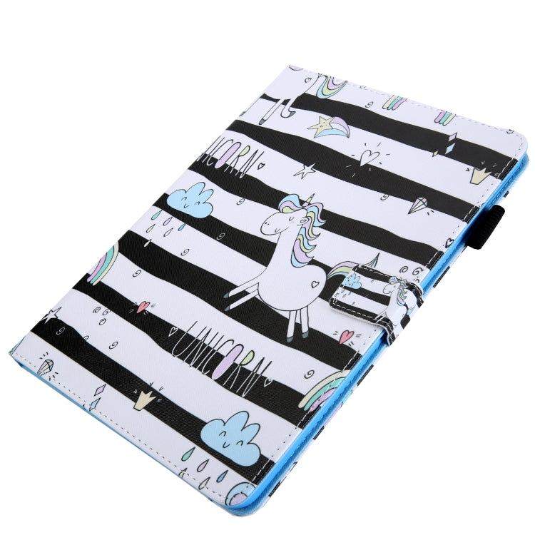 For iPad Pro 11 (2020) & (2018) Painted Pattern Tablet PC Protective Leather Case with Bracket & Card Slot & Photo Holder(Unicorn) - iPad Pro 11 (2018) Cases by buy2fix | Online Shopping UK | buy2fix