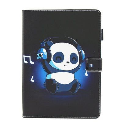 For iPad Pro 11 (2020) & (2018) Painted Pattern Tablet PC Protective Leather Case with Bracket & Card Slot & Photo Holder(Music Panda) - iPad Pro 11 (2018) Cases by buy2fix | Online Shopping UK | buy2fix